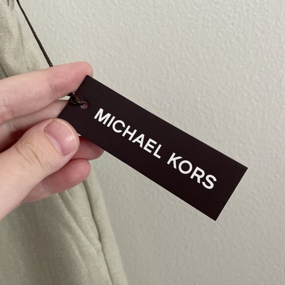 Michael Kors Boys SZ 20R / 30” -W Beige Linen/Rayon Blend Flat Front Pants NWT - Picture 5 of 10